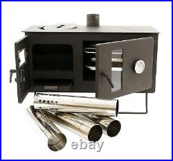 Outbacker Firebox Eco Burn Range Oven Portable Wood Tent Stove