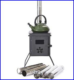 Outbacker'Firebox' Portable Wood Burning Tent Stove For Bell Tent