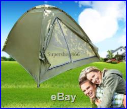 Outdoor Camping 1 person 4 season folding tent Camouflage Hiking US Seller