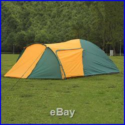 Outdoor Camping Double Layer 3-4Person 1 Hall 1 Room Tent