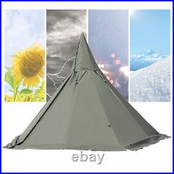 Outdoor Camping Tent Teepee Tent 4 Season 2 Doors Hike Reathable Waterproof Tent