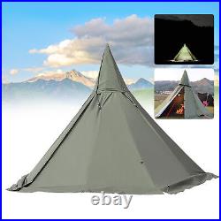 Outdoor Camping Tent Teepee Tent 4 Season 2 Doors Hike Reathable Waterproof Tent