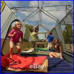 Outdoor Family Tent Camping Extra Large 10-Person 3 Room Survival Gear Shelter