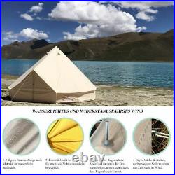Outdoor Luxury Canvas Camping Bell Tent Survival Hunt Glamping 16FT(5M) Sport
