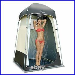 Outdoor Shower Tent Changing Room Privacy Portable Camping Shelters gray