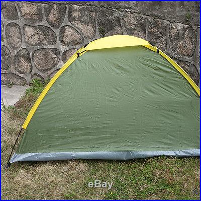 Outdoor Single Hiking Compact Sleeping Camping Tent Waterproof Dome w/ carry bag