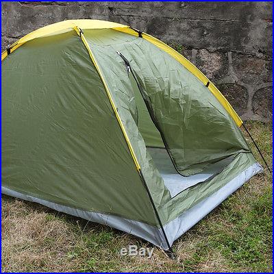 Outdoor Single Hiking Travel Sleeping Camping Tent Sealed Bottom Waterproof Dome