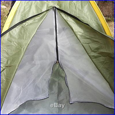 Outdoor Single Hiking Travel Sleeping Camping Tent Sealed Bottom Waterproof Dome