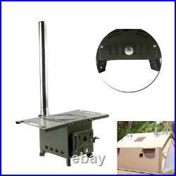 Outdoor Wood Stove Portable Camping Stove For Tent Cooking & Ice-fishing