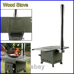 Outdoor Wood Stove Portable Camping Stove For Tent Cooking & Ice-fishing