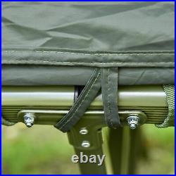 Outsunny 2 Person Foldable Camping Cot with Tent, Bedspread, NEW