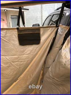 Overland shower tent TAN With Roof & LED Lights Overland shower tent TAN With Roof & LED Lights