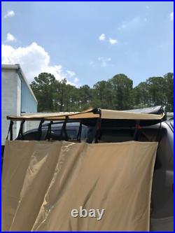 Overland shower tent TAN With Roof & LED Lights Overland shower tent TAN With Roof & LED Lights