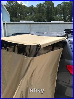 Overland shower tent TAN With Roof & LED Lights Overland shower tent TAN With Roof & LED Lights