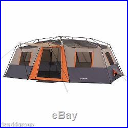 Ozark Camping Trail Tent 12 Person 3 Room Instant Cabin Outdoor Family Large NEW