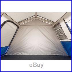 Ozark Trail 10 Person 2 Room 14' x 10' All Season Instant Cabin Tent, 8 Windows