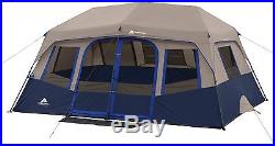 Ozark Trail 10 Person 2 Room Instant Cabin Tent Camping Hiking Outdoor Sports