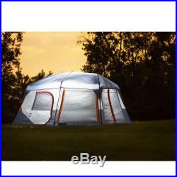 Ozark Trail 10 Person 2 Room Instant Cabin Tent Led Light Poles Camping