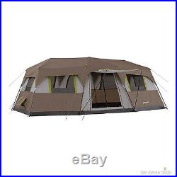 Ozark Trail 10 Person 3 Room 20' x 10' Instant Cabin Tent Family Camping Shelter