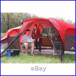 Ozark Trail 10 Person 3 Room Family Waterproof Cabin Tent Screen Outdoor Camping