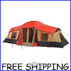 Ozark Trail 10-Person 3-Room Instant Cabin Tent Family Camping Hunt Front Porch