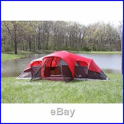 Ozark Trail 10 Person 3 Room Waterproof Camping Tent Large Outdoor Family Cabin