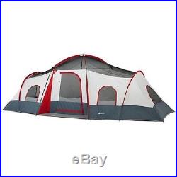 Ozark Trail 10 Person 3 room Instant Cabin Tent New Large Roomy Camping Outdoor