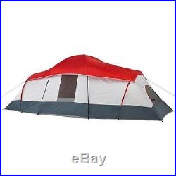 Ozark Trail 10 Person 3 room Instant Cabin Tent New Large Roomy Camping Outdoor