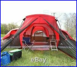 Ozark Trail 10 Person Family Camping Large Tent 3 Room Outdoor Waterproof