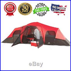 Ozark Trail 10 Person Family Tent Outdoor Camping Hiking Instant Cabin Shelter