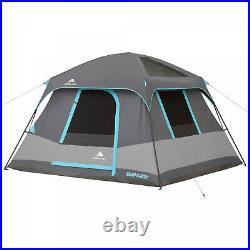 Ozark Trail 10' x 9' family Blackout Cabin Tent Camping Keeps Cool Dark Sleeps 6