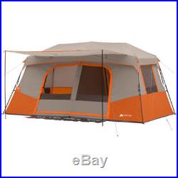 Ozark Trail 11-Person 3 Room Instant Cabin Large Family Tent Outdoor Camping NEW