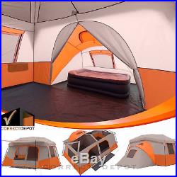 Ozark Trail 11 Person 3 Room Instant Cabin Tent Private Room Outdoor Camping New