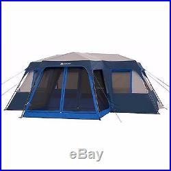 Ozark Trail 12 Person 2 Cabin Room Instant Large Tent Family Camping Outdoor NEW