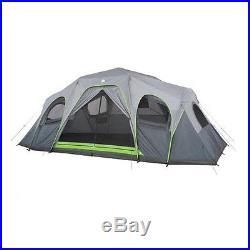 Ozark Trail 12 Person 3 Room Hybrid Instant Cabin Camping Outdoor Family Tent