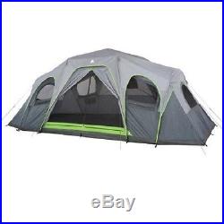 Ozark Trail 12 Person 3 Room Hybrid Instant Cabin Family Tent Camping Outdoor