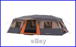 Ozark Trail 12 Person 3 Room Instant Cabin Tent with 2 Airbeds and 2 Chairs Value