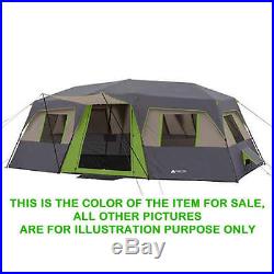 Ozark Trail 12-Person 3-Room Instant Family Camping Cabin Tent GREEN