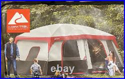 Ozark Trail 12 Person Cabin Tent W22062 With Convertible Screen Room NEW
