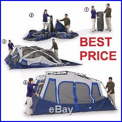 Ozark Trail 14 Person 2 Room Instant Large Camping Tent Family Outdoor NEW