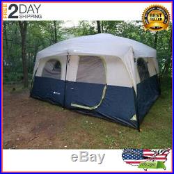Ozark Trail 14' x 10' Family Cabin Tent 10 Person Outdoor Camping Instant New