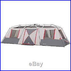 Ozark Trail 15 Person Instant Cabin Camping Tent Large 3 Room Family Split Base