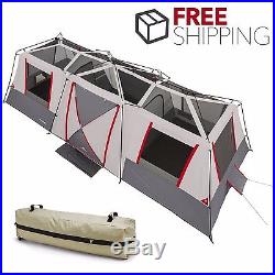 Ozark Trail 15 Person Instant Cabin Tent Large 3 Room Family Camping Shelter Bag