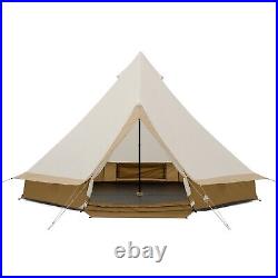 Ozark Trail 15' x 15' 8-Person Glamping Bell Tent with String Lights, 22.57 lbs