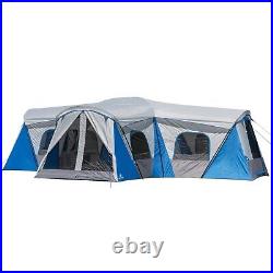 Ozark Trail 16-Person 3-Room Family Cabin Tent, with 3 Entrances