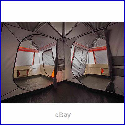 Ozark Trail 16' x 16' Instant Cabin Tent, Sleeps 12, Brown