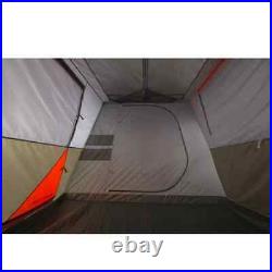 Ozark Trail 16inch x 16inch Instant Cabin Tent, Sleeps 12, Brown & Red