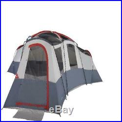 Ozark Trail 20-Person 4-Room Cabin Tent 3 Entrances Fits 6 Queen Air Mattresses