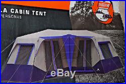 Ozark Trail 25' x 12' 10 Person Instant Double Villa Cabin Tent Camping Hiking