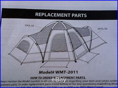 Ozark Trail 2 Room Hex Locker Dome Tent